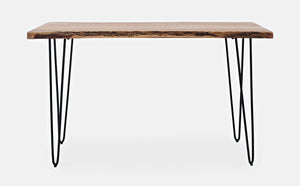 Jofran Nature'S Edge 50 Modern Solid Wood Live Edge Console Sofa Table, Natural