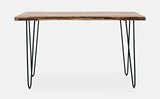 Jofran Nature'S Edge 50 Modern Solid Wood Live Edge Console Sofa Table, Natural