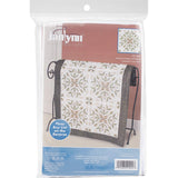 Stamped Cross Stitch Quilt Blocks 18x18 6/PkgAntique Foliage