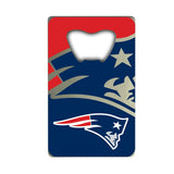 FANMATS 62558 New England Patriots Credit Card Style Bottle Opener - 2x 3.25