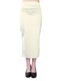 Selvia Womens Lycra Full Elastic Saree Shapewear Petticoat Combo Pack Of 2 (180Tkn115-S_292Tkn135-S_Black||Cream)