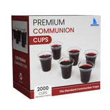 Steadfast Selections - Bulk Premium 2000 Plastic Disposable Communion Cups, Holy Communion Cups Set, Sacrament, Santa Cena Cups 