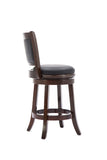 Boraam Augusta Counter Height Swivel Stool, 24-Inch, Cappuccino