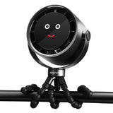 Akejrym Stroller Fan Portable, Personal Fan for Travel, Air Turbo Tech & Digital display, Detachable 5 Speeds Rechargeable 360 R