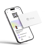 Blinq Digital Business Card - NFC Card - Instant Share via Tap - Compatible with iPhone & Android (White)