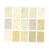 bnf 15x Scrapbook Paper Solid Color Special Paper for Card Making DIY Art |Crafts Yellow |Crafts | MultiPurpose Craft Supplies