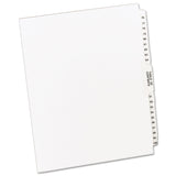 Avery Preprinted Legal Index Tab Dividers with Black and White Tabs