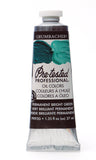 Grumbacher Pre-Tested Oil Paint, 37ml/1.25 Ounce, Permanent Bright Green (P093G)