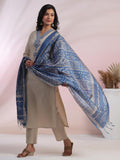 Gosriki Women'S Rayon Blend Embroidered Straight Kurta With Pant & Dupatta (Jankari Blue-Gs_L_Blue_Large),Blue,,B0CYPSKYTM