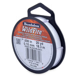 Beadalon Wildfire, 006 in, 015 mm, Break Strength 10 lb 45 kg, Frost, 20 yd 18 m