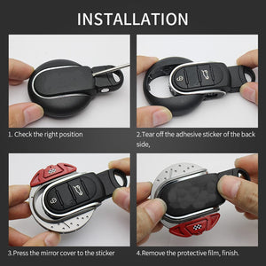 YaaGoo For Mini F54 F55 F56 F57 F60 Car Styling Accessories Keychain Key Fob Cover Case JCW