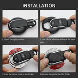 YaaGoo For Mini F54 F55 F56 F57 F60 Car Styling Accessories Keychain Key Fob Cover Case JCW