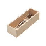 Idesign Renewable Paulownia Wood Collection Drawer Organizer Bin, 3.3 X 10 X 2.5, Natural