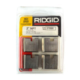 Pipe Thread Die, 2 In, HSS, 4 Pc