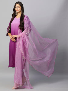 Gosriki Women'S Cotton Blend Straight Embroidered Kurta With Pant & Dupatta (Peding-Purple-Ngb-Gs_S_Purple_Small),Purple,,B0CLH6PG7G