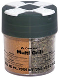 Coghlan's Multi-Grill Shaker - 4-in-1 Outdoor Spice Shaker with Flip-Top Lids for Chicken, Seafood, Steak, and Grilling Blends -