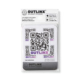 OUTLINX QR Smart Stickers | Stick Digital Notes to Your Things | The Original 1Pack 8X Stickers