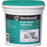 DAP 7079825053, 1Quart 25053 Weldwood Cove Base Adhesive, White, 32 Fl Oz
