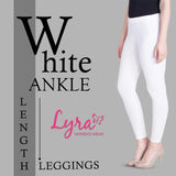 Lux Lyra Women'S Skinny Fit Leggings White Xl
