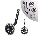 HUWAY training wheels flash mute wheel bicycle stabiliser mounted Kit compatible for bikes of 12 14 16 18 20 Inch