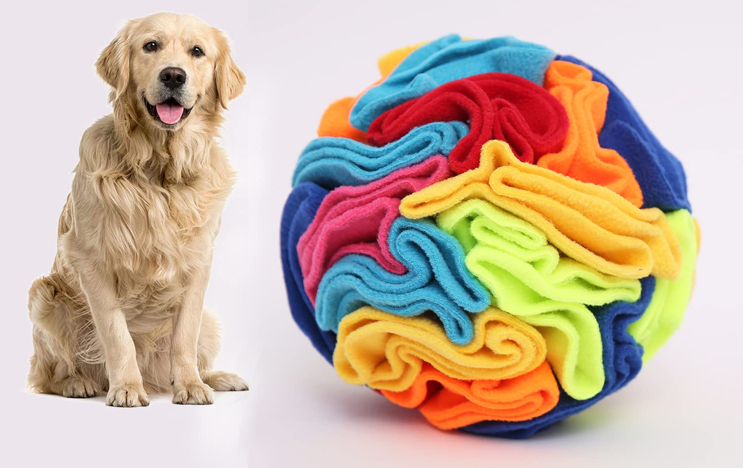 Ablechien Snuffle Ball - Snuffle Ball for Dogs Large Breed, Interactive Dog Toys to Keep Them Busy, Dog Puzzles for Large Dogs w