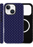 ZOEVEES Magnetic Case for iPhone 16, Compatible with MagSafe, Aesthetic Polka Dot Cute Design for Women, Hybrid 2-Layer Hard She