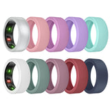 MAKCPOIMER 10 Pack Ring Cover for Oura Ring Gen 4/3, Silicone Protector for ULTRAHUMAN Ring AIR Working Out Accessories Men Wome