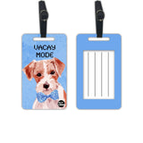 Nutcase Designer Luggage Travel Baggage Tags Single Tag With Name Card Inside Sweet Doggy