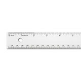 Alumicolor Aluminum Standard Straight Edge With Non-Slip Back, 36In, Silver