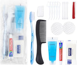 HQSLsund Basic Toiletry Kits, Individually Packed, Personal Hygiene Kit Bulk Homeless Care Package Supplies Travel Size Toiletry