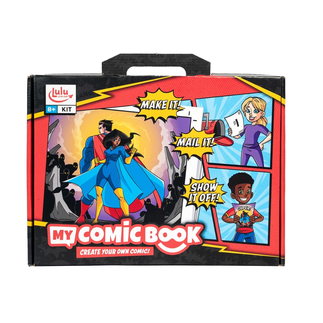 Lulu Jr. My Comic Book Making Kit, Multicolor, 6.75 x 10.25