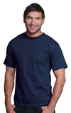 Bayside Usa-Made Short Sleeve T-Shirt With A Pocket - Navy, L