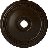 Ekena Millwork CM24DIBZS Diane Ceiling Medallion, 24OD x 3 5/8ID x 1 1/4P (Fits Canopies up to 6 1/4), Hand-Painted Bronze