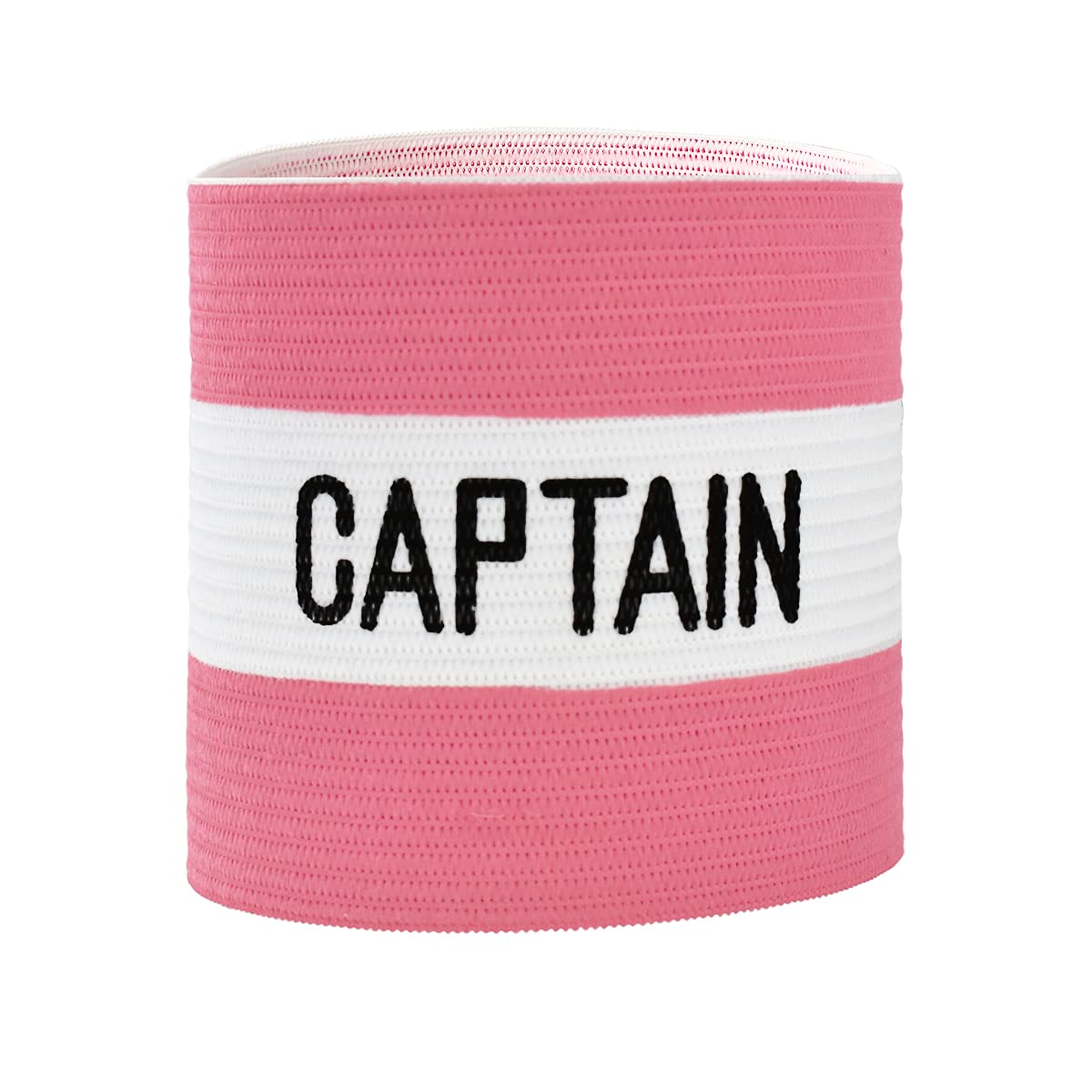 Mezeic classic captains Armband for Soccer Training, Adults Arm Band Elastic captain Armbands Team Sports Accessories - Pink