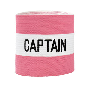 Mezeic classic captains Armband for Soccer Training, Adults Arm Band Elastic captain Armbands Team Sports Accessories - Pink