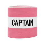 Mezeic classic captains Armband for Soccer Training, Adults Arm Band Elastic captain Armbands Team Sports Accessories - Pink