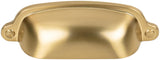 Top Knobs M2223 M2223 Dakota 2-9/16 Inch Center to Center Cup Cabinet Pull