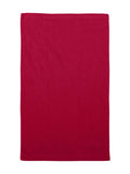 Q-Tees Budget Rally Towel One Size Red