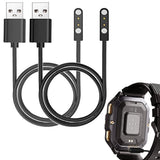 smaate Smart Watch Cables Compatible with DEKELIFE C28 2.02Smartwatch, 2-Pack