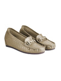 Shoetopia Women'S Zip Loafers Olive,Olive,9,B0CVBCFWH6