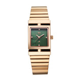 Fastrack Vyb 6.0 Showstopper Quartz Green Shaped Dial Women'S Watch | Stainless Steel Strap Material | Watches For Women Analog 
