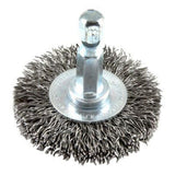 Forney 72725 Wire Wheel Brush, Coarse Crimped with 1/4Inch Hex Shank, 11/2Inchby.012Inch, Grey Metal