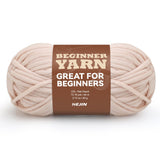 60g Spring Pale Peach Yarn for Crocheting and Knitting;66m (72yds)Cotton Yarn for Beginners with Easy-to-See Stitches;Worsted-We