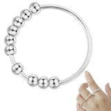 Hocegcuy Anxiety Ring for Women & Men - Anti Worry Spinning Ring, Dainty Minimalist Gift for Her, Stress Relief Fidget Toy