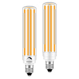 BROLSKUN E11 LED Bulb 150w Dimmable 120V 15W LED Mini Ceiling Fan Bulb Warm White Light Bulb 3000K Bright 1500lm for Chandeliers