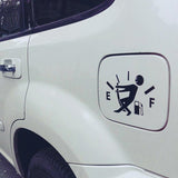 WINOMO Funny Car Stickers High Gas Consumption Decal Fuel Gage Empty Stickers (Black)