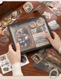 Curve Creation Scrap Book Kit Scrap Booking Kit Photo Album Scrapbook Journal Scrapbook Kit Vintage Journal Kit Aesthetic Scrape