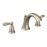 Moen Brantford Brushed Nickel 2Handle Deck Mount Roman Tub Faucet Trim Kit, Valve Required, T4943BN