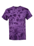 Dyenomite Crystal Tie-Dyed T-Shirt - Purple, M