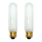Bulbrite 40T10F 40-Watt Incandescent T10 Tubular Light, Frost (Frost - 2 Pack)